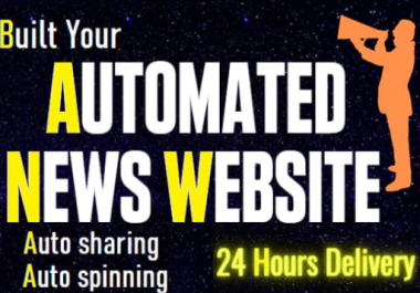 I will create a wordpress automated news website,  autoblog RSS aggregator