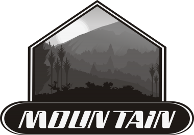 mountain vector T-shirt design