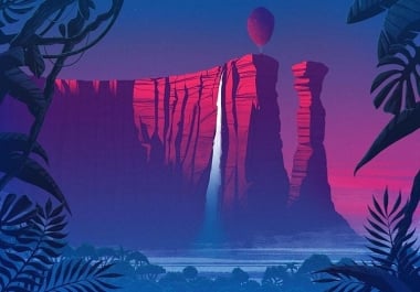 I will draw background for game, apps, website and you tube