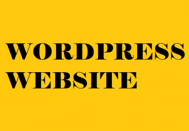 Wordpress Responsive Website Development
