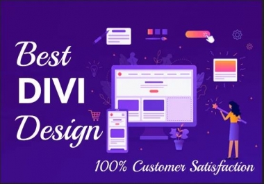 I will create modern wordpress website with divi theme