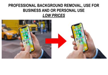 REMOVE BACKGROUND OF ANY 5 IMAGES