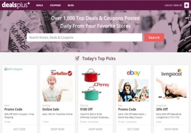 I will publish your deal on Dealsplus within 24 hours