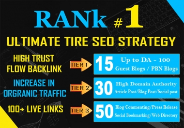 I will best tier manual link building architecture,  boost your website ranking