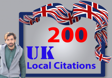 I will create 200 best UK local citations
