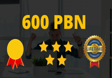 Excellent quality 600 web 2.0 PBN on unique 600 sites