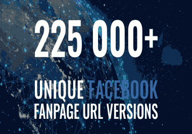 225K+ Facebook Page SEO URL Versions That Redirect Or Point To Your FB Business Page