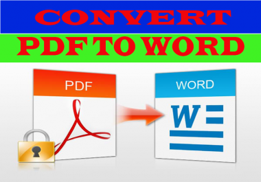 I will Edit Pdf to png, word, doc, power point, jpg, excel