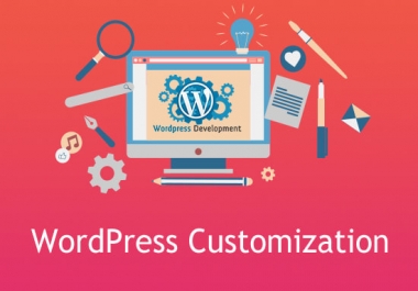 I can do any wordpress theme customization for entire site
