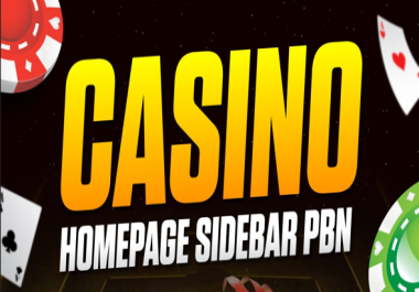 Get 10 Premium Sidebar. Id Blogroll Homepage PBN DA 50 Plus Casino Poker Slot Betting Backlinks