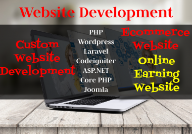 I will develop a website for you