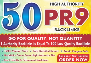 I will best rank your website with High Quality 50 Pr9 dofollow profile link building seo backlinks