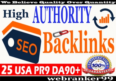 Top Service your website ranking 25 PR9,  Dofollow DA90+ High Authority SEO Backlinks,  link building