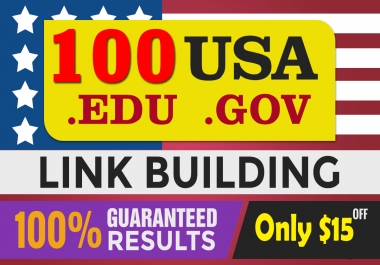 Top google ranking with 100 USA Pr9 from high quality Edu. Gov SEO Profiles Backlinks,  link building