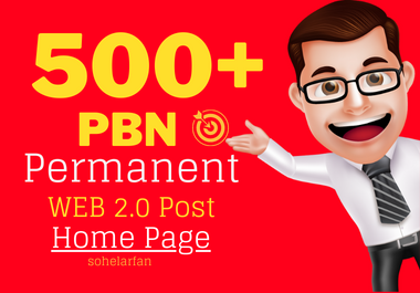 Ultimate SEO Backlinks Get 500+ Web 2.0 PBN Home Page Permanent Post