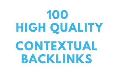 100 High-Quality Contextual Backlinks on High DA Sites