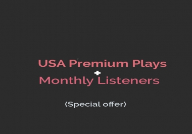 Premium Streams + Monthly Listeners