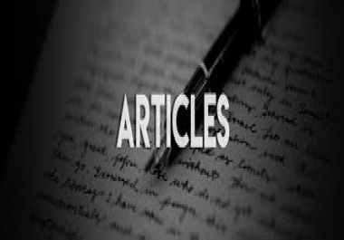Standard articles up to 500 words
