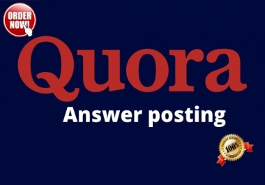 10 high quality Quora Answer with your keywords & url