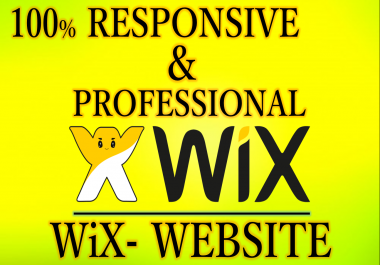 I Will Design 100 Responsive & Professional Wix Website for Your Business