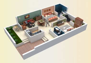 I can make Building 2D & 3D House Design