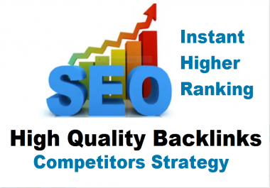 I will create high quality back links for instant uplift ranking sites