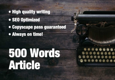 PROFESSIONAL WRITER 2 x 500 words SEO Content,  Article writing and blog writing