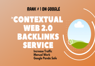 100 super web 2.0 blogs post SEO backlinks service