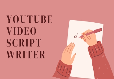 I will do professional youtube video script writing for engaging and compelling content upto 15 mins