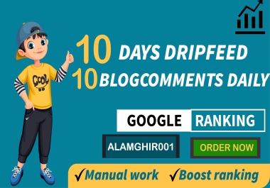 I Will Do 10 Days Daily Drip Feed 10 Backlinks For Daily Update