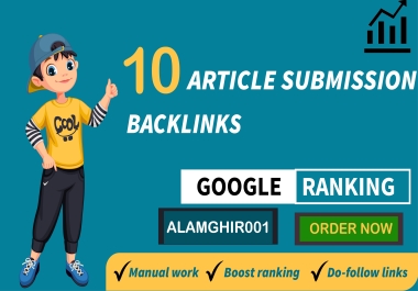 i will create 10 article submission