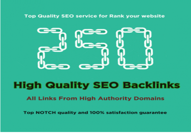 I will do 250 HQ profile backlinks manually for website seo