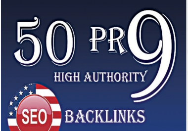 I will permanent 50 usa HQ seo pr9 backlinks