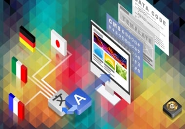 Website translation service I'll translate your site in English,  French and Arabic.