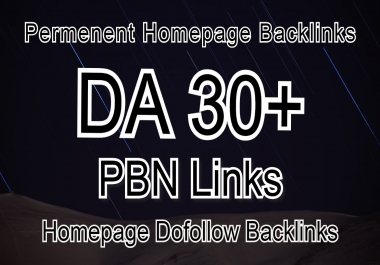 I'll provide you high authority DA 30+ PBN backlink.