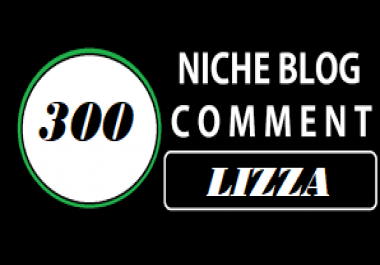 Make 300 niche relevent blog comment backlinks