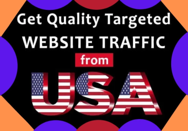 Real Adult 25.000 Human From USA Traffic to your Website