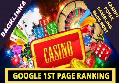 Rank Boost Over-Casino/Poker/Gambling Site 750+ Manual Backlinks for Evaluate Google 1st Page Rank