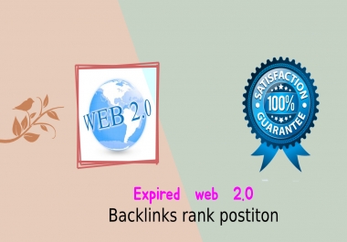 I will create Expired web 2.0 backlinks 50 High DA Pa