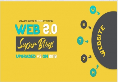 I will create 10 super web 2 0 blogs with login