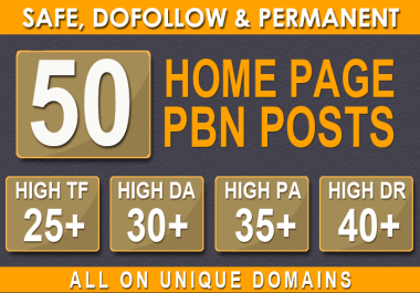 I will make 50 Dofollow PBN Backlinks All Niche Accepting