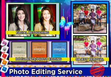 I will do any photoshop edit and retouching within 2 hours