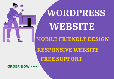 Create responsive wordpress business website with seo & mobile friendly landingpage design for leads