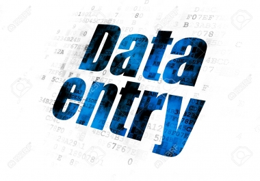 We Provide Our Services in Data entry related projects.