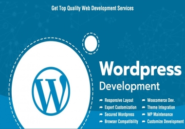 I will design and develop professional wordpress website for your business