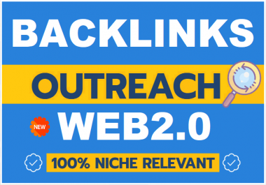 I will create 250 Niche relevant Industry Specified high quality Dofollow WEB2.0 backlinks