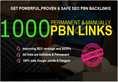 Get Extream 1000+ PBN Backlink in your website with HIGH DA/PA/TF/CF with unique website