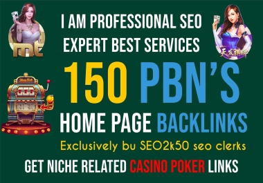150 PBN togel singapore, Casino, UFAbet,  Gambling,  Poker,  Judi Bola High DA 50+ PA 40+ backlinks