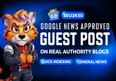 Write & Publish a Guest post on DR 78 & DA 70+ Homepage do-follow Google News Approved Website