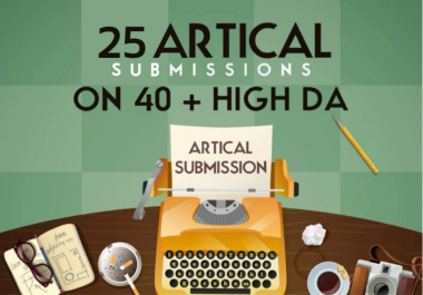 i Will Post 25 Article Unique On DA 40 to 90 With Do-folow Backlinks